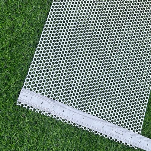 23.6"x11.8" Perforated Metal Sheets 19 Gauge Expanded Metal Mesh Opening Hexagonal Hole 1/4" (About 6mm) Perforated 304 Stainless Steel Sheet Mesh Screen Panel Decorative Panel Decorati Plate - size: 23.6"x11.8", style: Hexagonal Hole 6mm