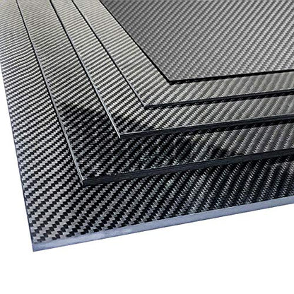 300 X 400 X 3 MM Carbon Fiber Sheets 100% 3K Twill Matte Carbon Fiber Plate - size: 300 X 400 X 3.0 MM