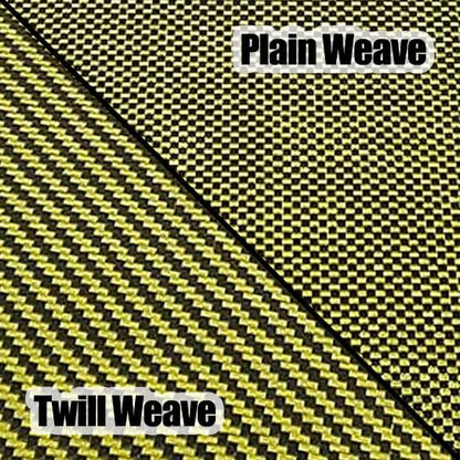 SpeedyFPV 500x400x0.3mm 3k Carbon Fiber/Aramid Combination Veneer Sheet Panel Gloss (Twill Weave)