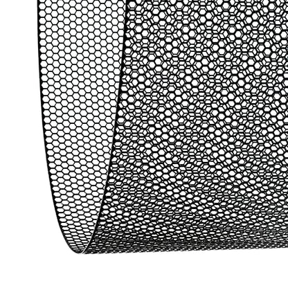 AggAuto 47x16 inches Car Pickup Truck Grill Mesh 6mm Honeycomb Hole Black - color: Black, size: 6x1mm Honeycomb