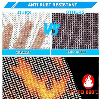 304 Stainless Steel Wire Mesh Screen 20 Mesh, 15.7"x 147", 1mm Hole - size: 15.7"x147"(40x375cm), style: 20Mesh x 0.30mm