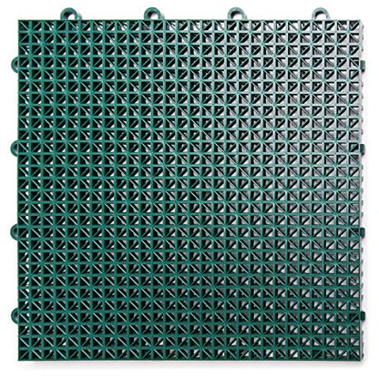 SnapLock DuraGrid 12"x12" Interlocking Deck Tiles, 40 Pack, Evergreen - color: Evergreen, size: 40 Pack