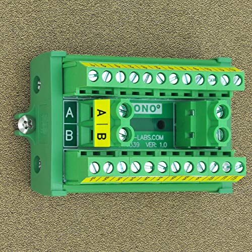 OONO Screw Mount 30A/300V 2x12 Position Terminal Block Distribution Module.