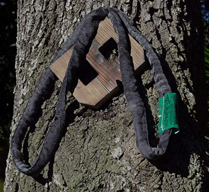 Black Spanset Round Slings 2-Pack 5300lb for Aerial Hoop Rigging polyeste sling for Yoga Hammock Aerial Silks Wrap Over Tree Limbs or Beams - size: 0.75 M/ 2'5" FT