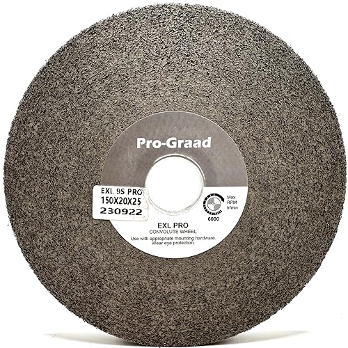 EXL PRO Deburring Wheel 6" x 3/4" x 1", 9S Fine, 94897 - style: 6" x 3/4" x 1"