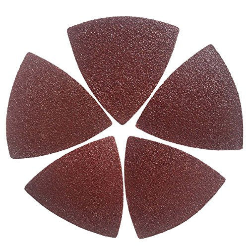 XXGO 60 Pcs 60 Grits 3-1/8 Inch 80mm Triangle Multitool Sanding Pads XG802060 - size: 3-1/8 Inch Triangle - 60 Grit - 60 Pcs