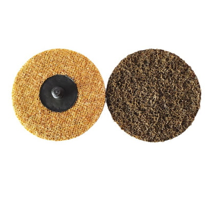 25 Pcs 3 Inch Sanding Discs Roll Lock Quick Change Discs Surface Conditioning Discs, with 1/4" Shank Roll Lock Holder, Fine Medium Coarse for Die Grinder Surface Burr Finish Rust Paint Removal - style: Style 8