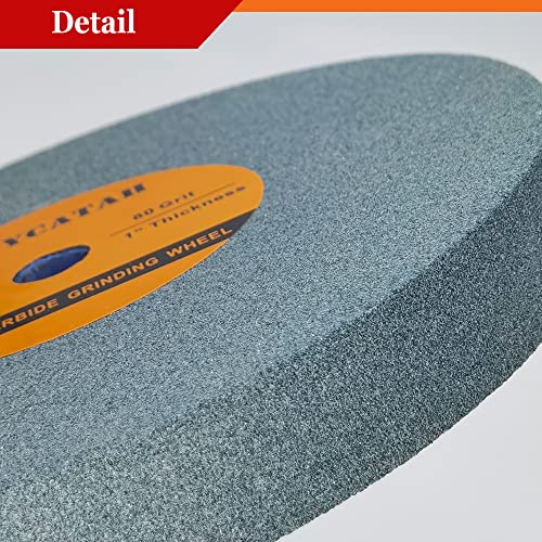 6" Bench Grinding Wheel, Green Silicon Carbide Abrasive - style: 6 inch