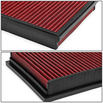 DNA Motoring AFPN-135-RD Drop In Panel Air Filter [Compatible with 09 Mercedes Benz A160 / 04-09 A150 / 04-09 A170 / 04-11 A200 / 05-08 B150 / 05-09 B170 / 05-11 B200 / 09-11 B180 / 09-11 B160] - style: 04-11 Mecedes Benz A/B-Class