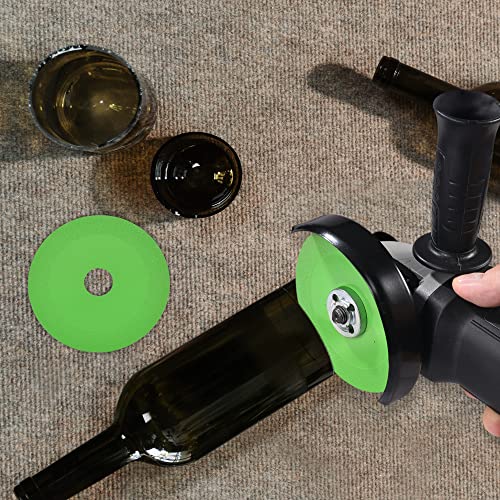 5Packs 4" Glass Cutting Disc 2.2 for Angle Grinder 7/8" (Model 100/115/125) - style: Green 4 Inch, 5Packs