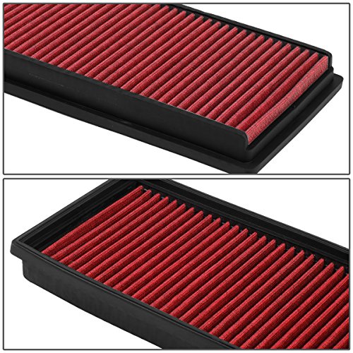 DNA Motoring AFPN-152-RD Drop In Panel Air Filter [Compatible with 08-15 Mercedes C63 / 08-10 CL63 / 07-08 CLK63 / 07-11 CLS63 / 10-11 E63 / 07-11 ML63 / 2007 R63 / 08 S63 / 09-12 SL63 AMG Models] - style: 07-11 Mercedes C63/CLK63//E63/ML63 AMG