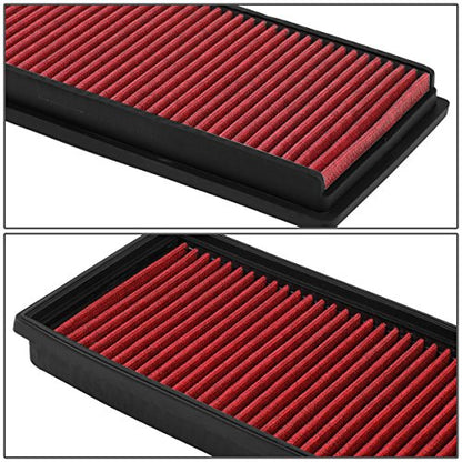 DNA Motoring AFPN-152-RD Drop In Panel Air Filter [Compatible with 08-15 Mercedes C63 / 08-10 CL63 / 07-08 CLK63 / 07-11 CLS63 / 10-11 E63 / 07-11 ML63 / 2007 R63 / 08 S63 / 09-12 SL63 AMG Models] - style: 07-11 Mercedes C63/CLK63//E63/ML63 AMG