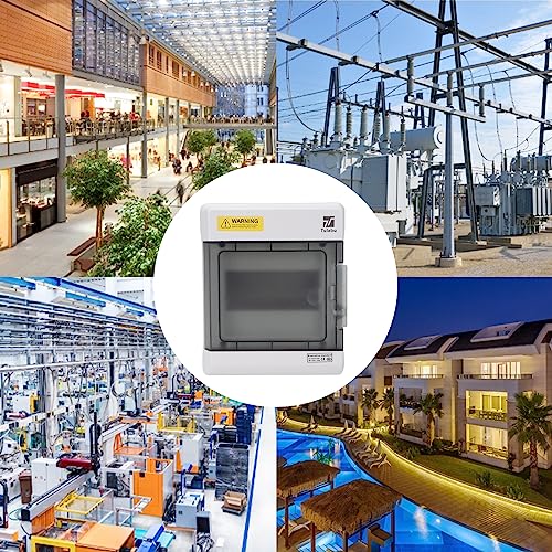 6 Way Waterproof Breaker Box for Indoor/Outdoor Settings - size: 6Way