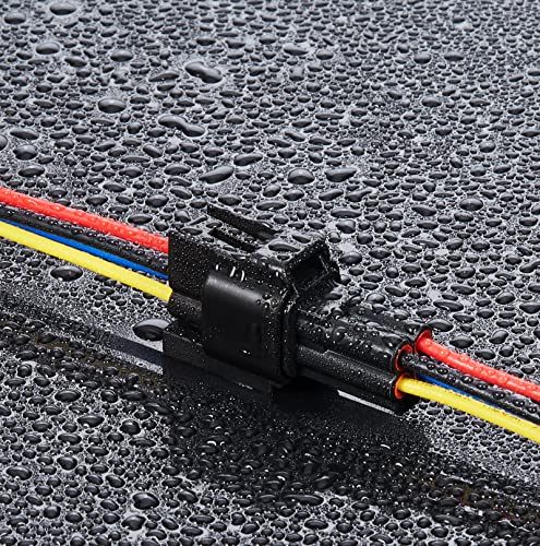 4 Pin Waterproof Connector,Waterproof Electrical Car Auto Wire - size: 4pin way