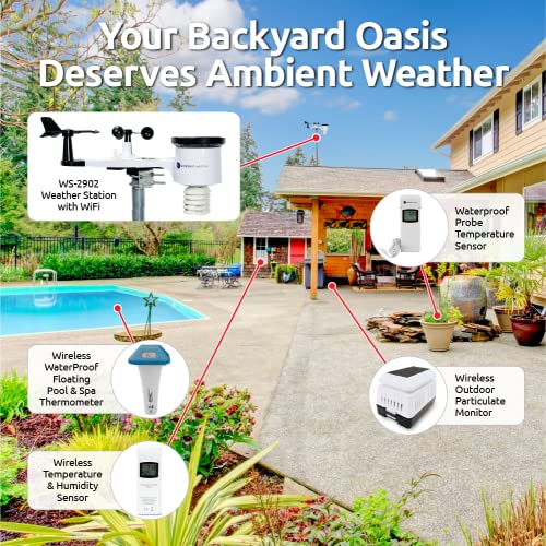 Ambient Weather WS-2902 Wi-Fi Smart Weather Station - style: WS-2902-ARRAY+2902C