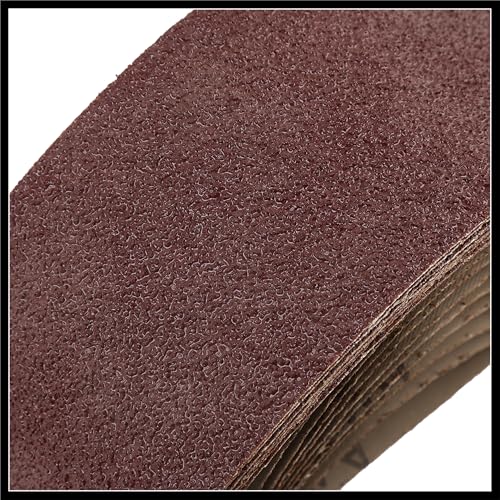 3 x 18 Inch Sanding Belts 40 Grit Aluminum Oxide Sanding Belt Sandpaper for Portable Belt Sander 10 Pcs Durable Material