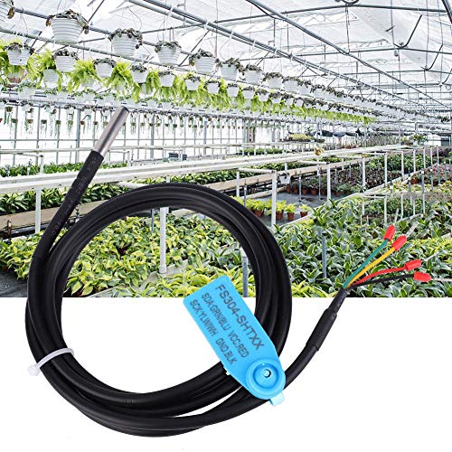 Sensor Probe, I2C Interface Soil Temperature & Humidity Sensor Probe Soil Tester Digital Waterproof Sensor Monitoring Meter(SHT31) - color: SHT31