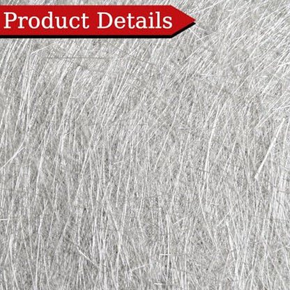 1.5oz Fiberglass Chopped Strand Mat, 10 Yards X 4" Fiberglass Mat - size: 10 Yards X 4"