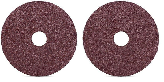 BHA 4.5" x7/8" Aluminum Oxide Resin Fiber Discs, 36 Grit - 50 Pack - size: 36 Grit (Pack of 2)