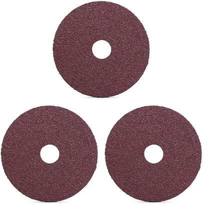BHA 4.5" x7/8" Aluminum Oxide Resin Fiber Discs, 60 Grit - 75 Pack - size: 60 Grit (Pack of 3)