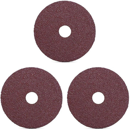 BHA 4.5" x7/8" Aluminum Oxide Resin Fiber Discs, 80 Grit - 75 Pack - size: 80 Grit (Pack of 3)