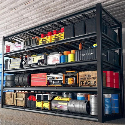 Garage Shelving, Heavy Duty Storage Shelves Metal Shelf Unit Adjustable Industrial Storage Racks for Shop,Warehouse,Basement (84 * 55 * 24.1) - size: 84 * 55 * 24.1