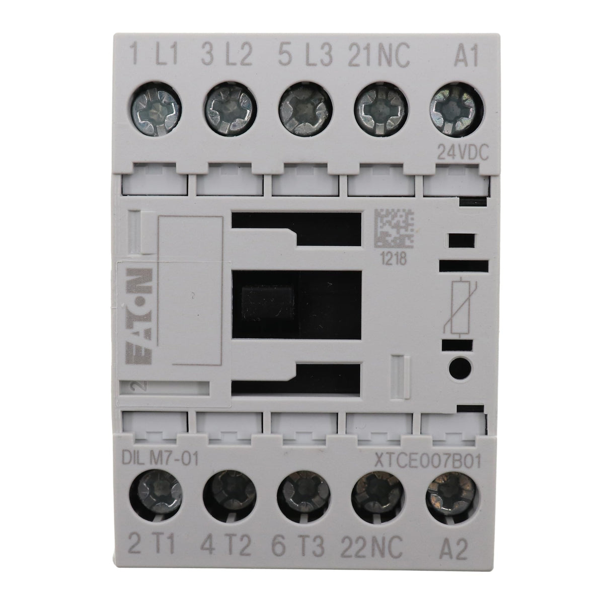 Eaton XTCE007B01TD IEC Magnetic Contactor,24VDC,7A,1NC